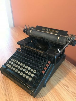 Rare 1910 Antique Smith Premier No 10 - B Typewriter