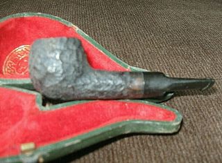Vintage Smoking Tobacco Pipe With Case,  Estate Find French Briar Case