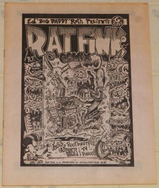Vintage 1989 Ed " Big Daddy " Roth Presents " Rat Fink " Comix - - In