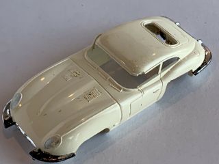 Vintage Aurora Thunderjet 500 1962 Jaguar Xke Ho Slot Car Body Only In White