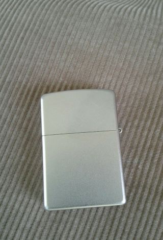 Zippo Lighter A 05 Satin Finish with A 05 Insert Unfired 3
