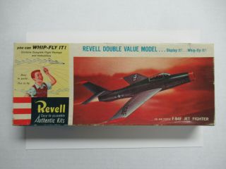 Vintage Revell Whip - Fly It F - 84f In Bag