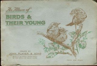 Tobacco Card Album & Cards,  John Player,  Birds & Their Young,  Ornithology,  1937