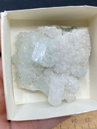 Unknown Rough Crystal/Mineral Specimen in Cardboard Box - Vintage Estate Find 2