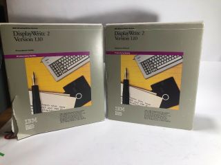 Vintage Ibm Software Plus Instruction Manuals Displaywrite 2 Version 1.  10
