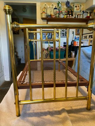 Antique Salesman Sample Brass Bed 1890 - 1900