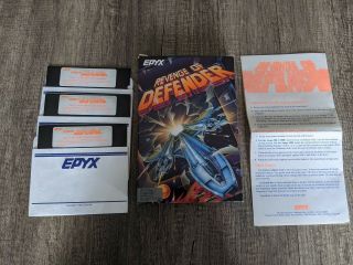 Vintage Revenge Of Defender Epyx 1989 For Ibm Pc Game - 5.  25 " - 3 Floppies
