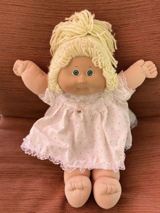 Vintage 1978 - 1982 Cabbage Patch Kids Doll By Coleco.  71r5098 Blue Sig