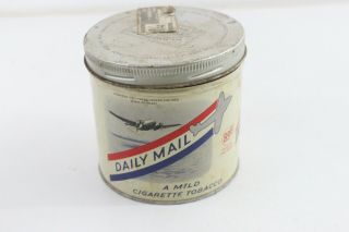 Vintage Daily Mail Cigarette Tobacco Tin Mild Can 85 Cents Advertising - N2 3