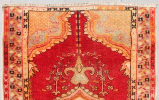Turkish Rug 34  x56  Vintage Old Anatolian Carpet 87x144cm 3