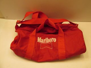 Vintage Marlboro Red Duffle Bag - Cigarette Premium
