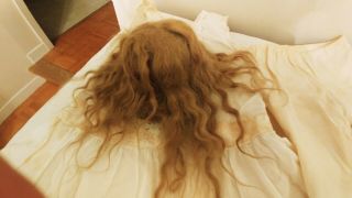 Antique/vintage Mohair Ash Blonde Doll Wig Bisque Composition Part Repairs