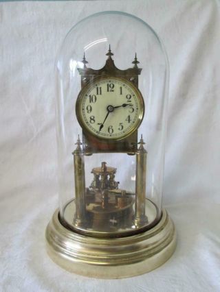 Antique Gustav Becker 400 Day Torsion Anniversary Clock C1925 1971473