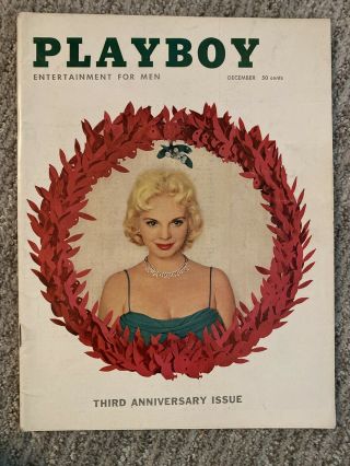 Playboy December 1956 Third Anniversary Issue Vintage