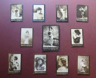 Actresses Issued 1899/1900 By Ogdens Guinea Gold 11 Cards