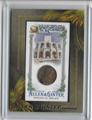 2016 Topps Allen & Ginter Ancient Rome Arena In Arles Relic Arr - 17