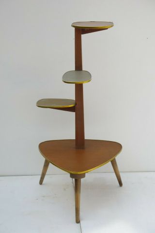 Vintage 50s 60s Mid Century Modern Plant Stand/plant Table