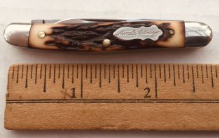 Vintage Scarce Schrade Usa 705uh 2 3/4” Uncle Henry Pocket Knife W/nail File