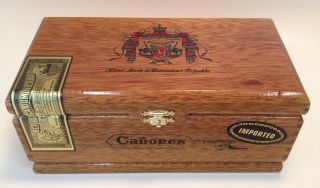 A Fuente - Canones - Wood Cigar Box - Guitar - Clock - Jewelry Box - Purse