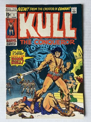Kull The Conqueror 1 June 1971 Vintage Marvel Comics