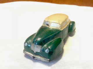 Vintage 1930/40 ' s Sun Rubber Co.  Toy Sedan Car - Paint 3