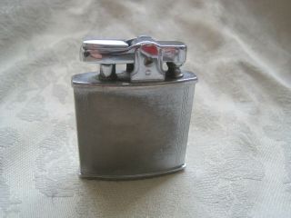 Small VINTAGE Metal Pocket LIGHTER by RONSON METAL Smoking Tobacciana COMPLETE 2