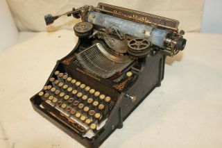 Antique 1915 Reliance Visible Typewriter With Lift Out Type Basket