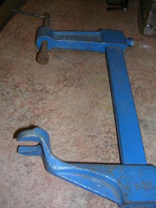 Vintage Longbro England Clamp Large Vice Compressor Old Tool Cars Motorcycle