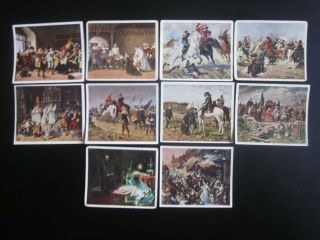 10 German Cigarette Cards Of The Thirty Years War (1618 - 1648),  Issued 1935