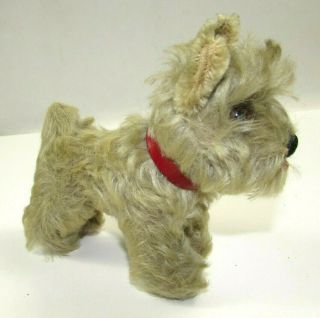 Vintage Steiff Tessie Schnauzer Puppy Dog With Moving Head