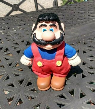 Vintage 1989 Nintendo Mario Bros 2 Plush Doll Toy Figure Applause 8 "