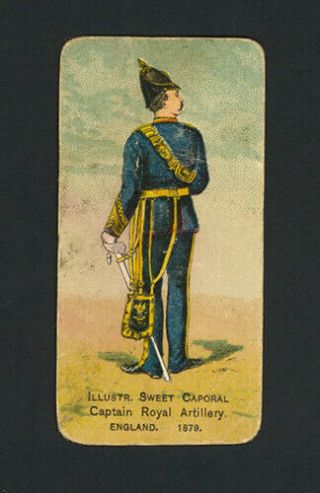 Captain,  Royal Artillery,  England 1888 N224 Kinney Military Series - Vg