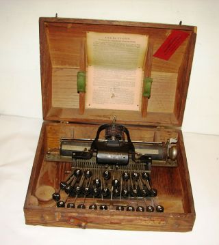 Antique Blickensderfer No 5 Typewriter & Case Serial 3011
