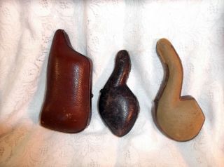 Antique Leather Pipe Cases 2