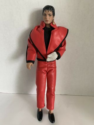 Vintage 1984 Michael Jackson 12 " Doll Action Figure No Microphone