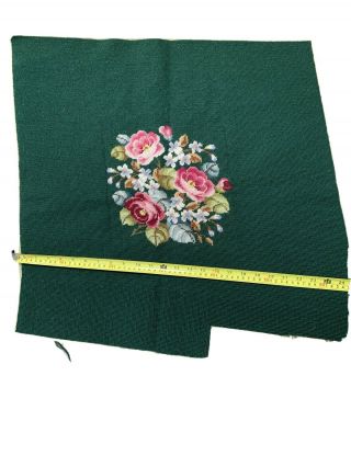 Vintage Floral Needlepoint - Large