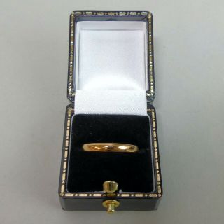 Antique George V 22 Ct Gold Wedding Ring Size R Birmingham 1919 - 3.  6 Grams