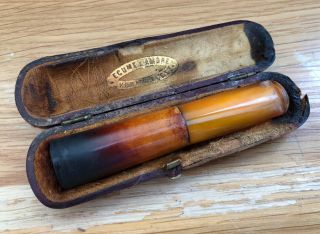 Holder Cigarette Amber Antique 19th Century