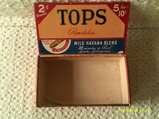 Vintage Tops Panatelas Mild Havana Blend Cigar Box