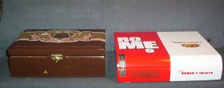 2 Different Classy Wooden Cigar Boxes - My Father The Judge & Romeo Y Julieta