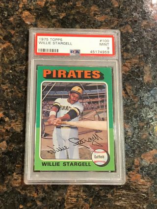 1975 Topps Willie Stargell 100 Baseball Card Psa 9