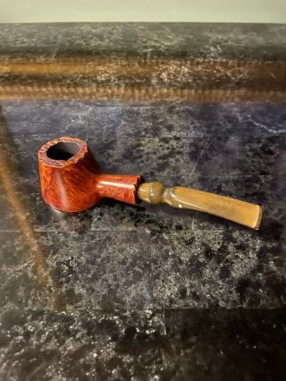 Vintage Dr Grabow " Freehand " Imported Briar Tobacco Pipe - Usa - Ex/nm