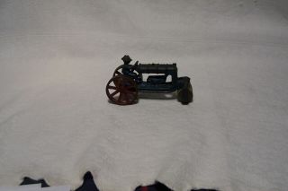Vintage Antique Cast Iron Toy Tractor With Front Roller