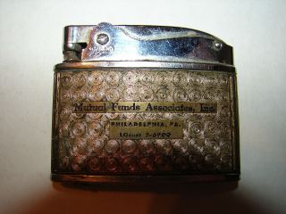 Vintage Howard Lighter - Mutual Funds Associates,  Inc.  Philadelphia,  Pa Locust