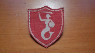 Wwii Vintage Polish Army 2nd Corps Printed Patch British Made