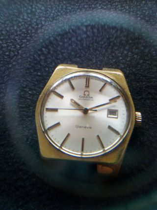 1980s Vintage Gents Omega Geneve Automatic Date Watch.  1481cal.