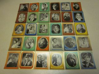 30 German Cigarette Cards Of German Film Stars Of The 1930s,  Issued In 1937,  2/3