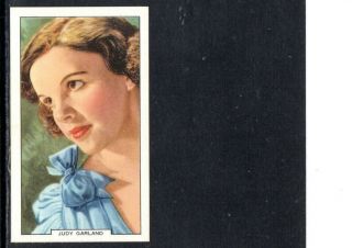 Very Early Judy Garland Cigarette Card,  Wizard Of Oz Fame