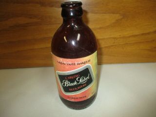 3 Vintage Beer Bottles Dow Kingsbeer Carling Black Label,  Labatt ' s 1983 Stubby 3