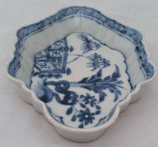 Antique Chinese Porcelain Blue and White Painted Spoon Tray Qianlong Qing c 1750 3